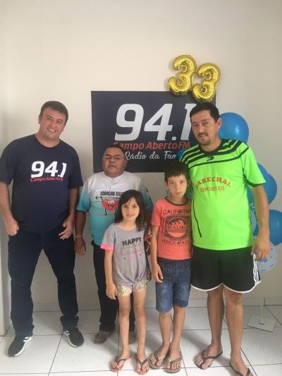  Campo Abeto FM comemorou com os ouvintes, 33 anos com programaÃ§Ã£o especial